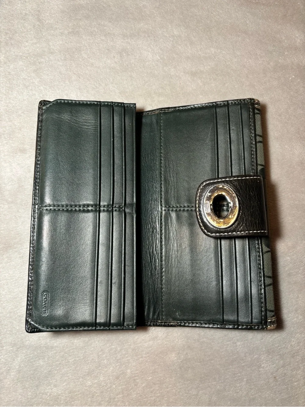Coach Vintage Soho Signature Turnlock Wallet